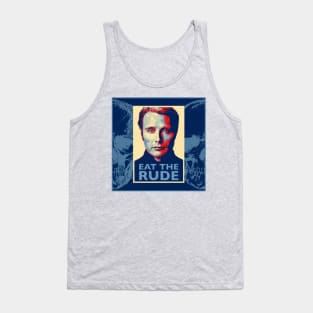 Eat the Rude Hannibal Lecter Poster Tank Top